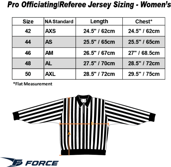Force PRO Officiating Jersey - Women's - Image 3